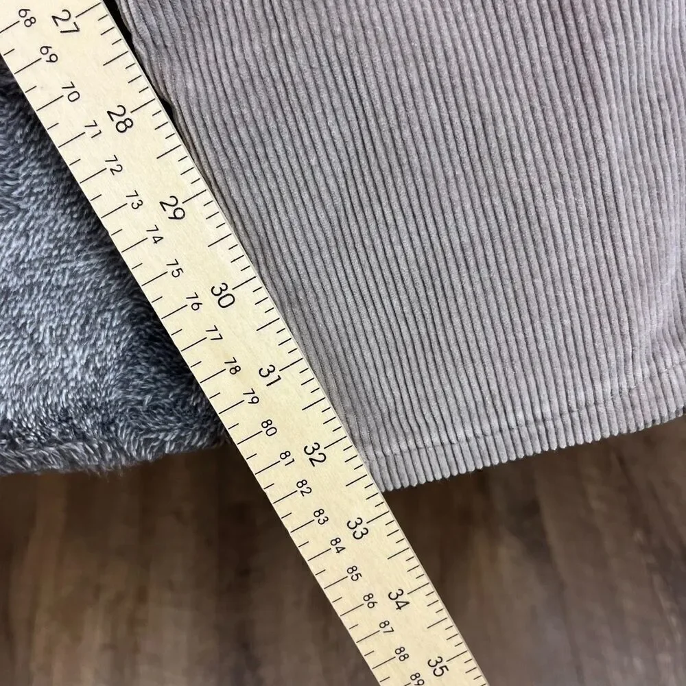 Vtg 90s Orange Tab Levi's 550 Gray Corduroy Men's 32X34 (31X33) Straight Jeans